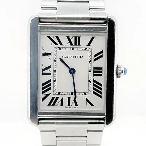 Cartier Tank 3169 27mm Steel White