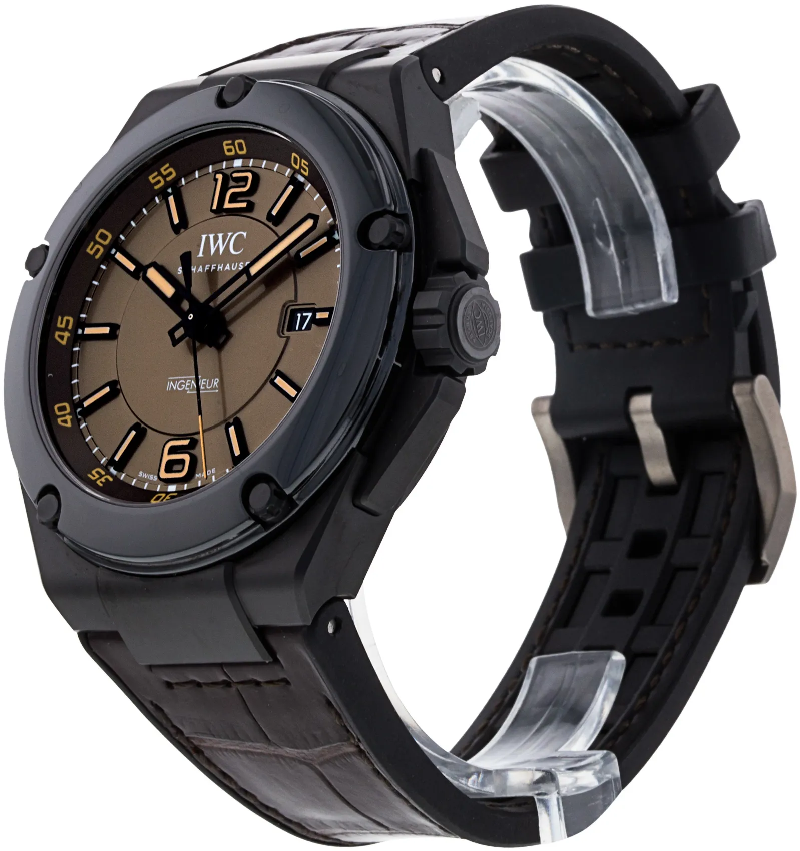 IWC Ingenieur IW322504 46mm Ceramic Brown 1