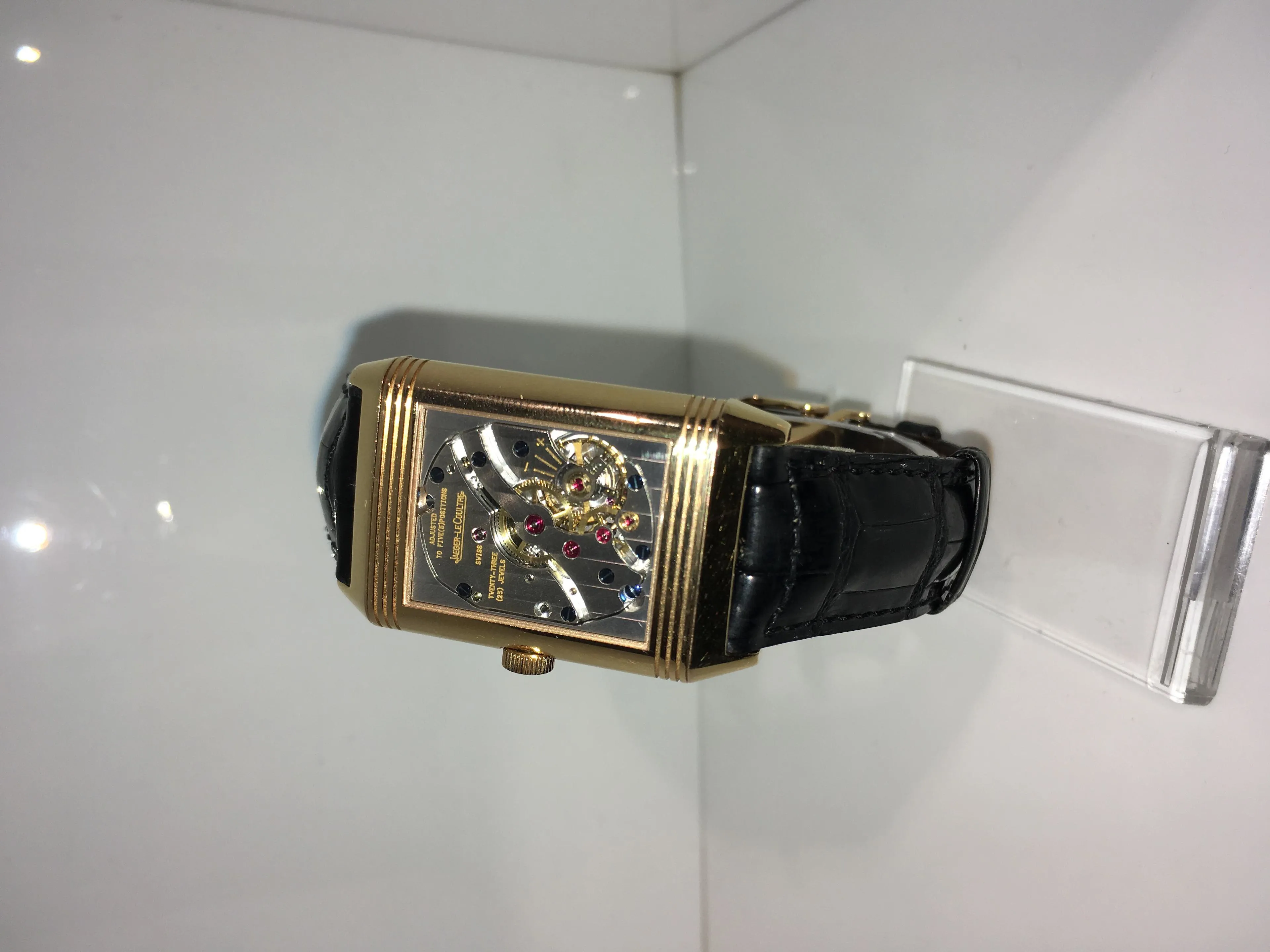 Jaeger-LeCoultre Reverso 270.2.63 26mm Yellow gold Silver 1