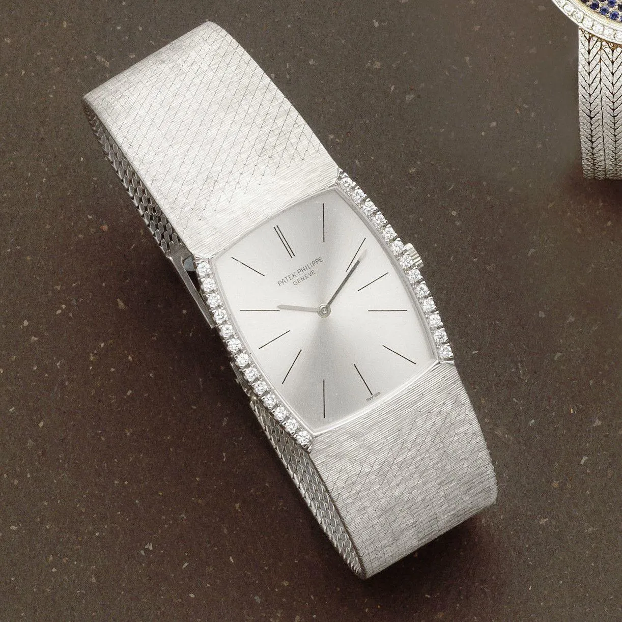 Patek Philippe Gondolo 3528/4 26mm White gold Silver