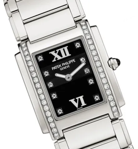 Patek Philippe Twenty~4 4910/10A-001 25mm Stainless steel Black