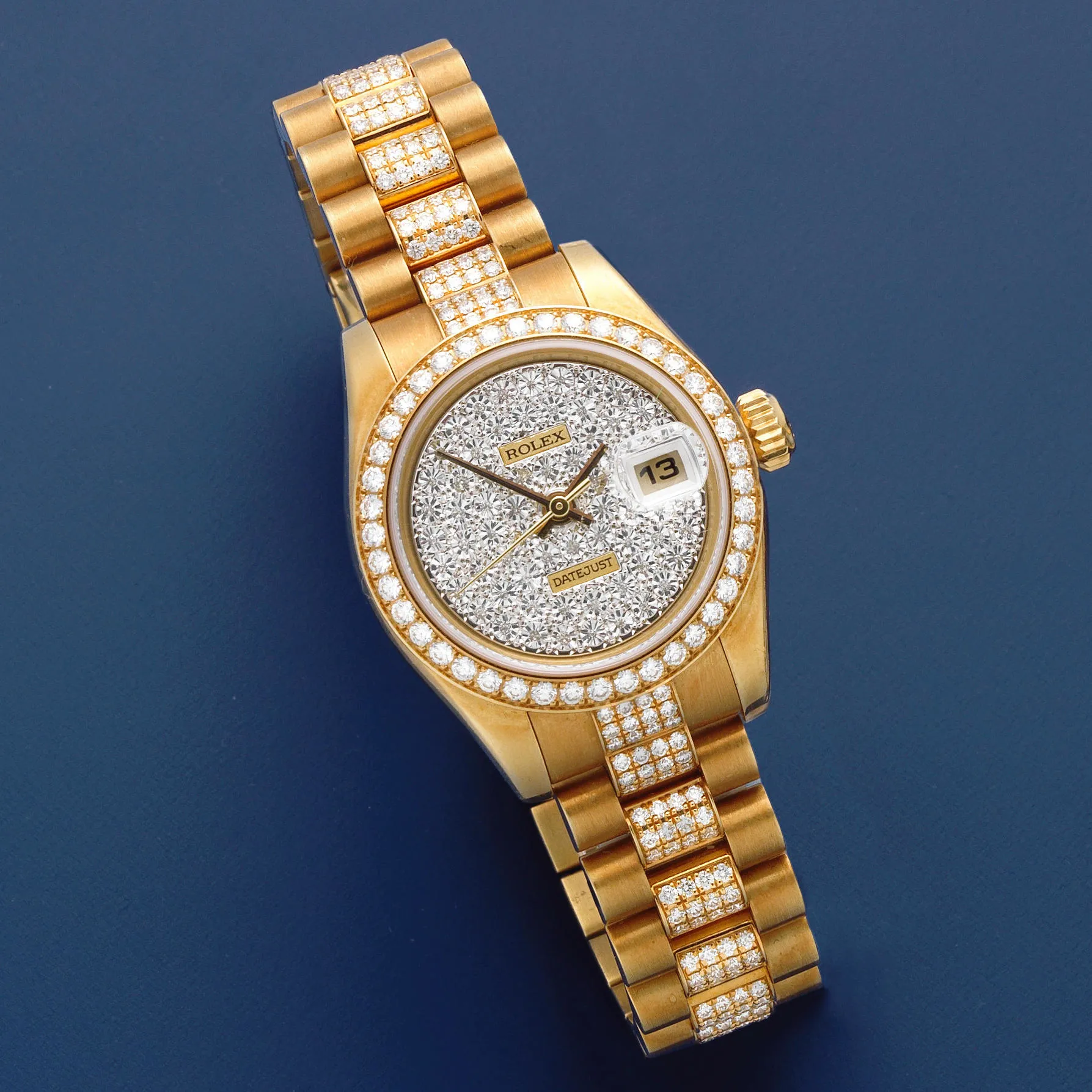 Rolex Lady-Datejust 179138 26mm Yellow gold Diamond