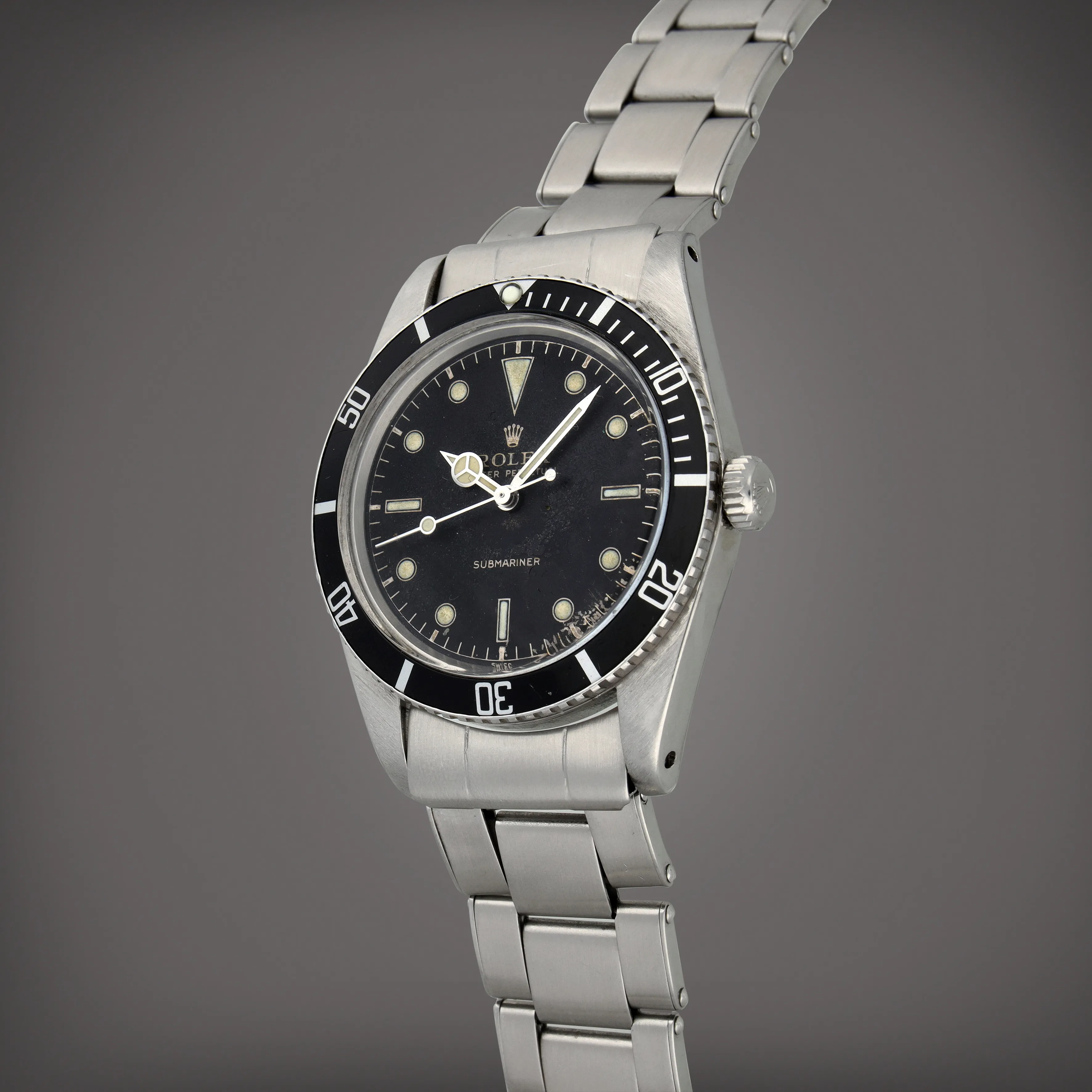 Rolex Submariner 5508 37mm Stainless steel Black