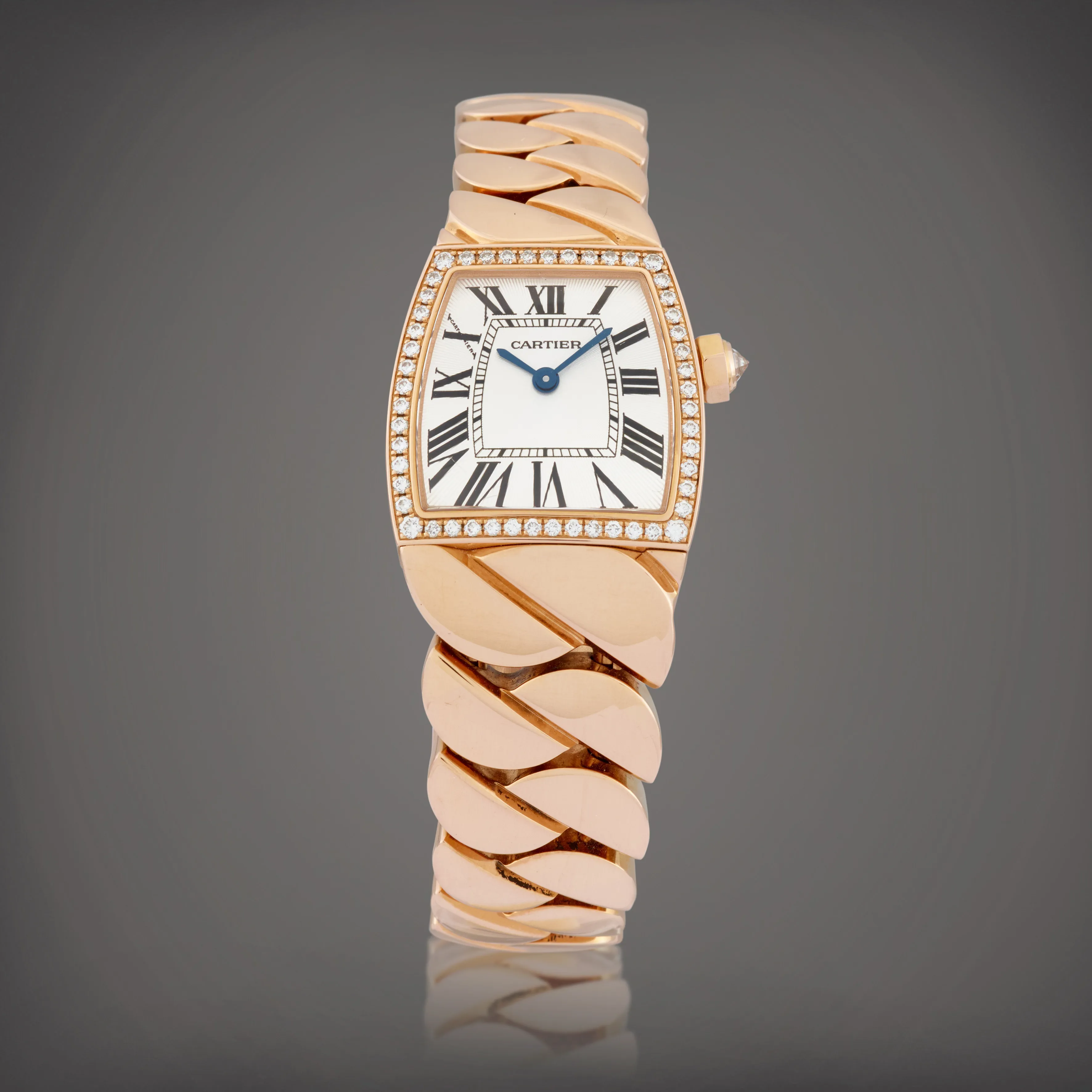 Cartier La Dona de Cartier 2904 22mm Rose gold and Diamond Silvered