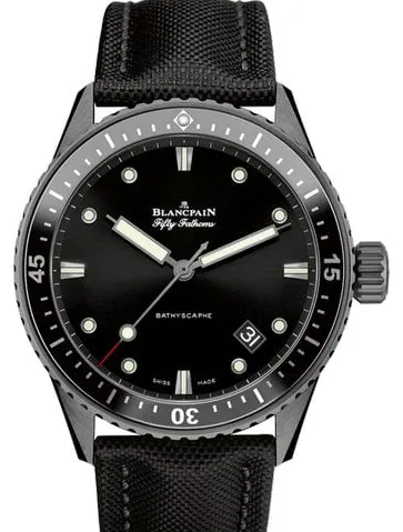 Blancpain Fifty Fathoms 5000-0130-B52A 43mm Ceramic Black