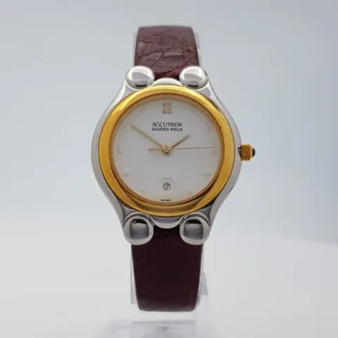 Bulova Accutron Yellow gold and Stainless steel White