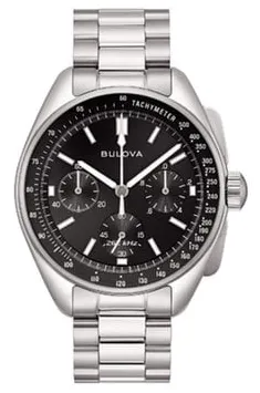 Bulova Lunar Pilot 96A299 43mm Stainless steel Black