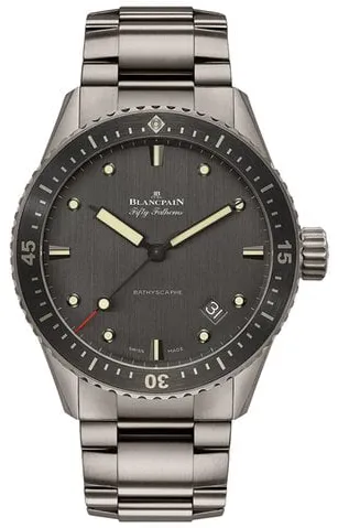 Blancpain Fifty Fathoms Bathyscaphe 5000 1210 98S 43mm Titanium Anthracite