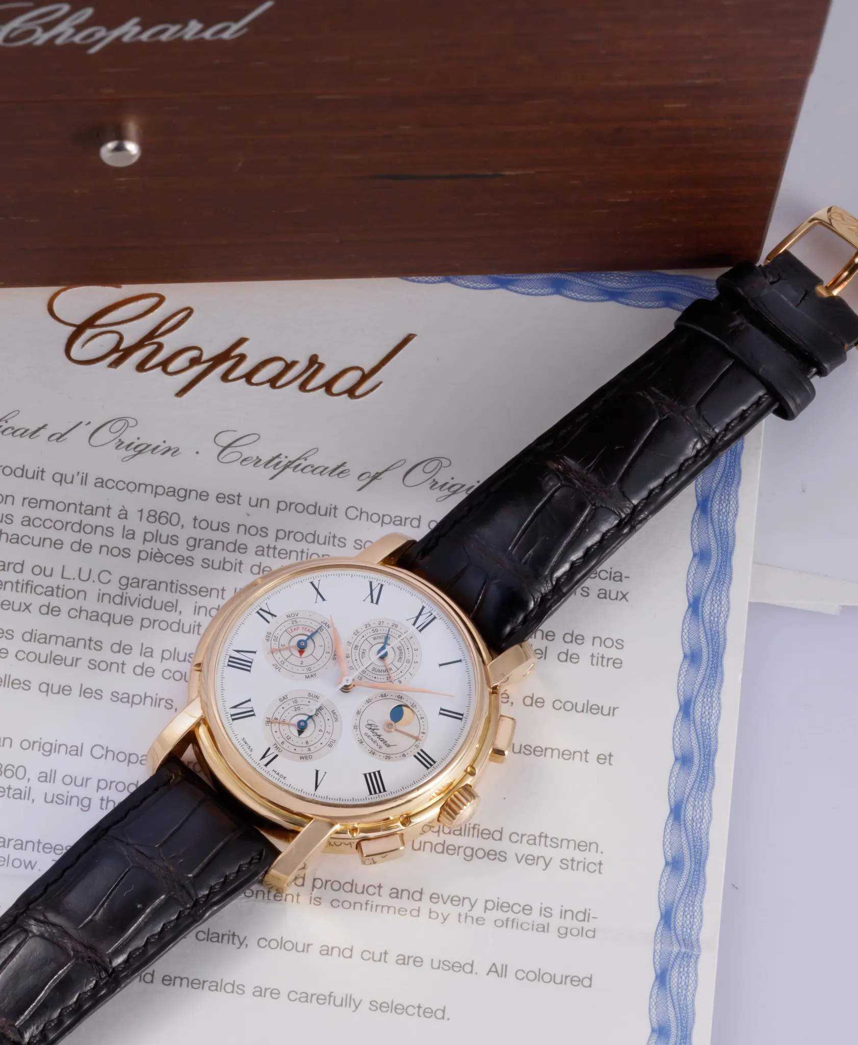 Chopard 36/1224 40mm Yellow gold White