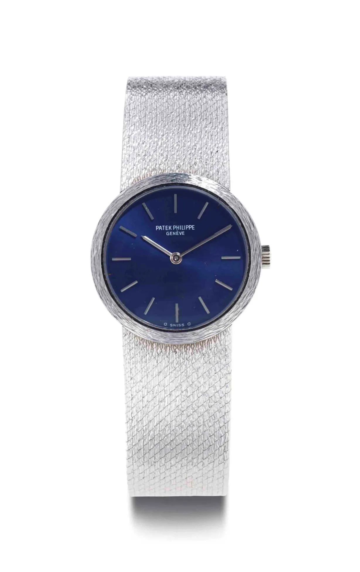 Patek Philippe 3338/1 25mm White gold Blue