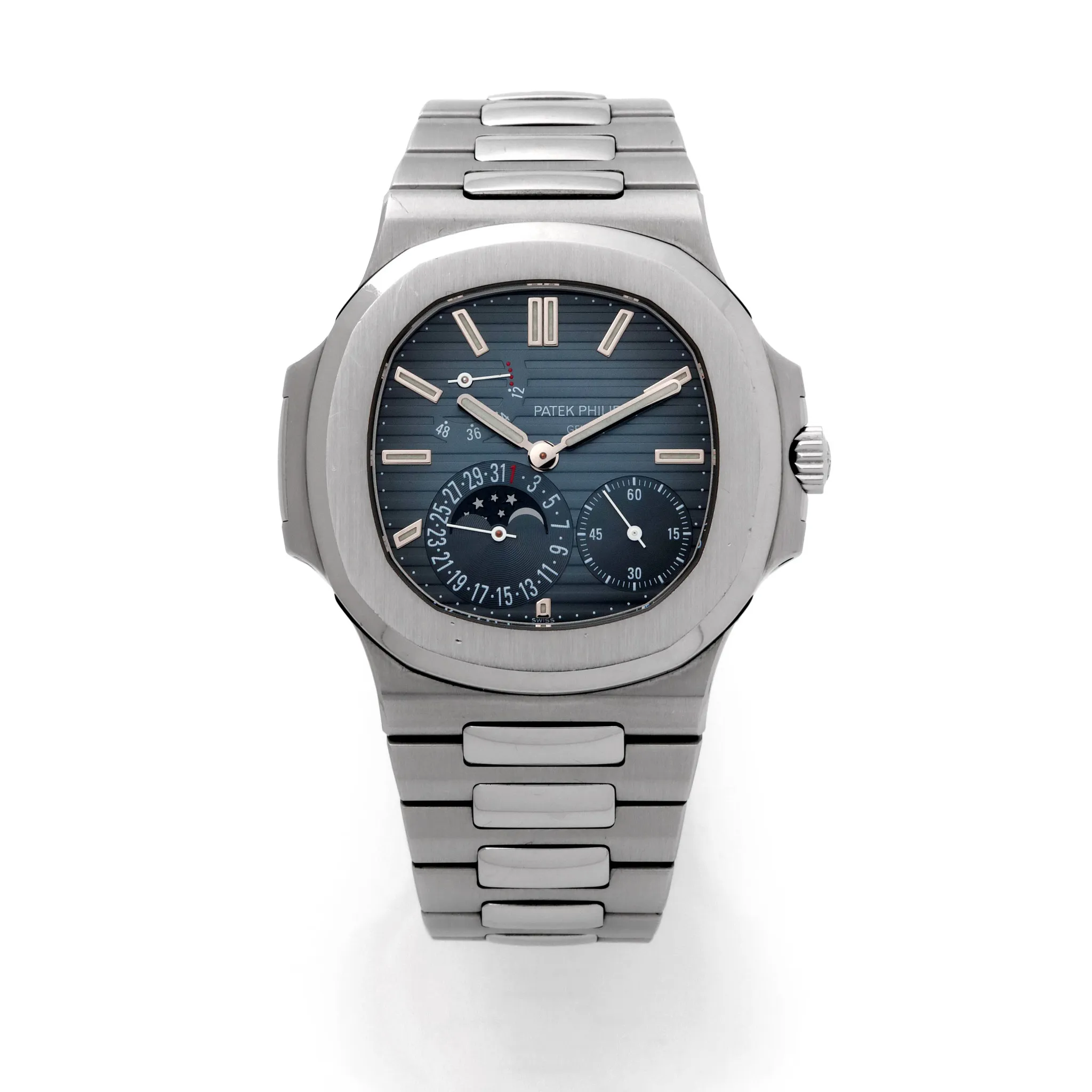 Patek Philippe Nautilus Moonphase 5712/1A-001 40mm Stainless steel Blue