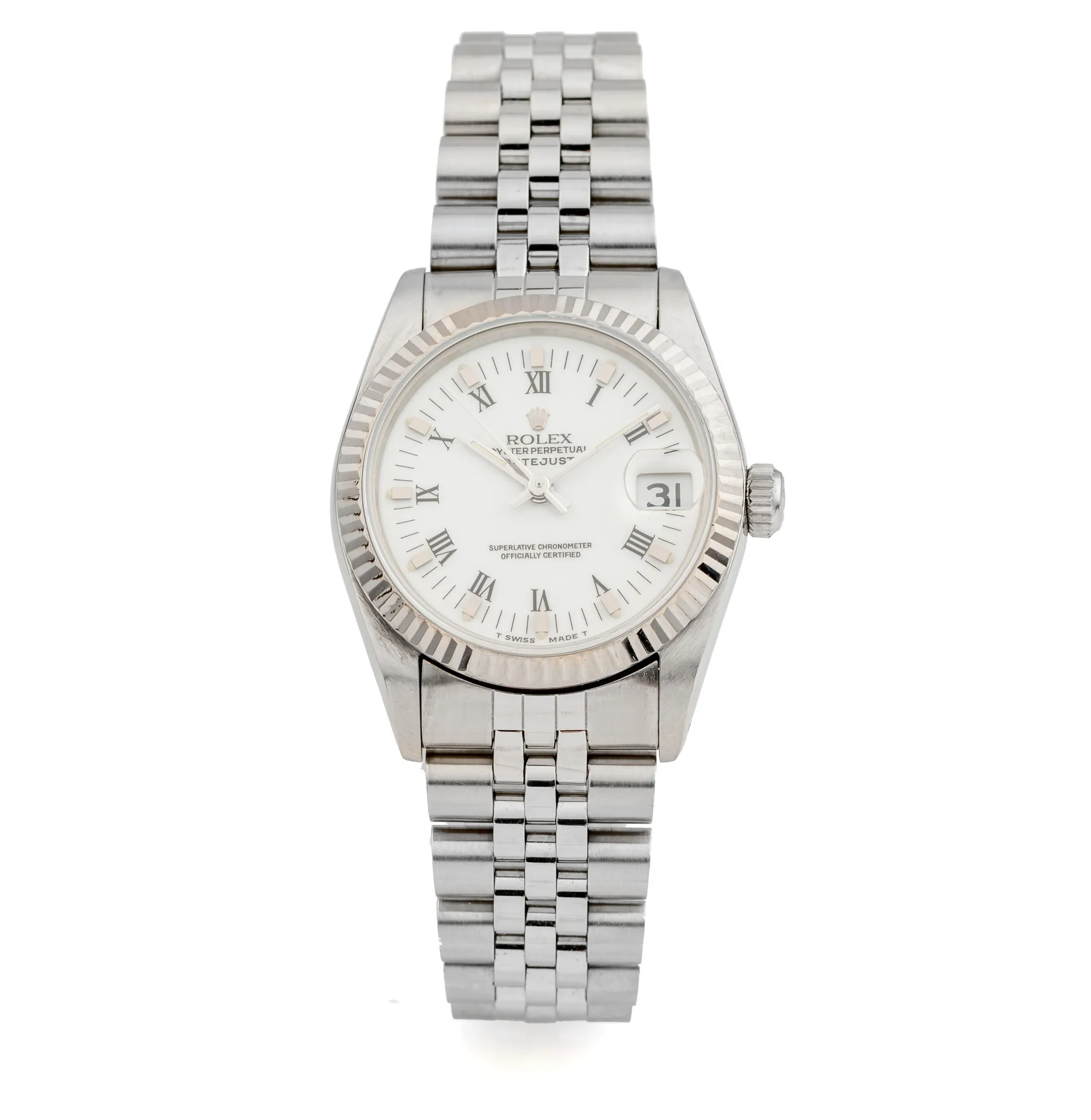 Rolex Oyster Perpetual "Datejust" 68274 / 68000 Stainless steel White