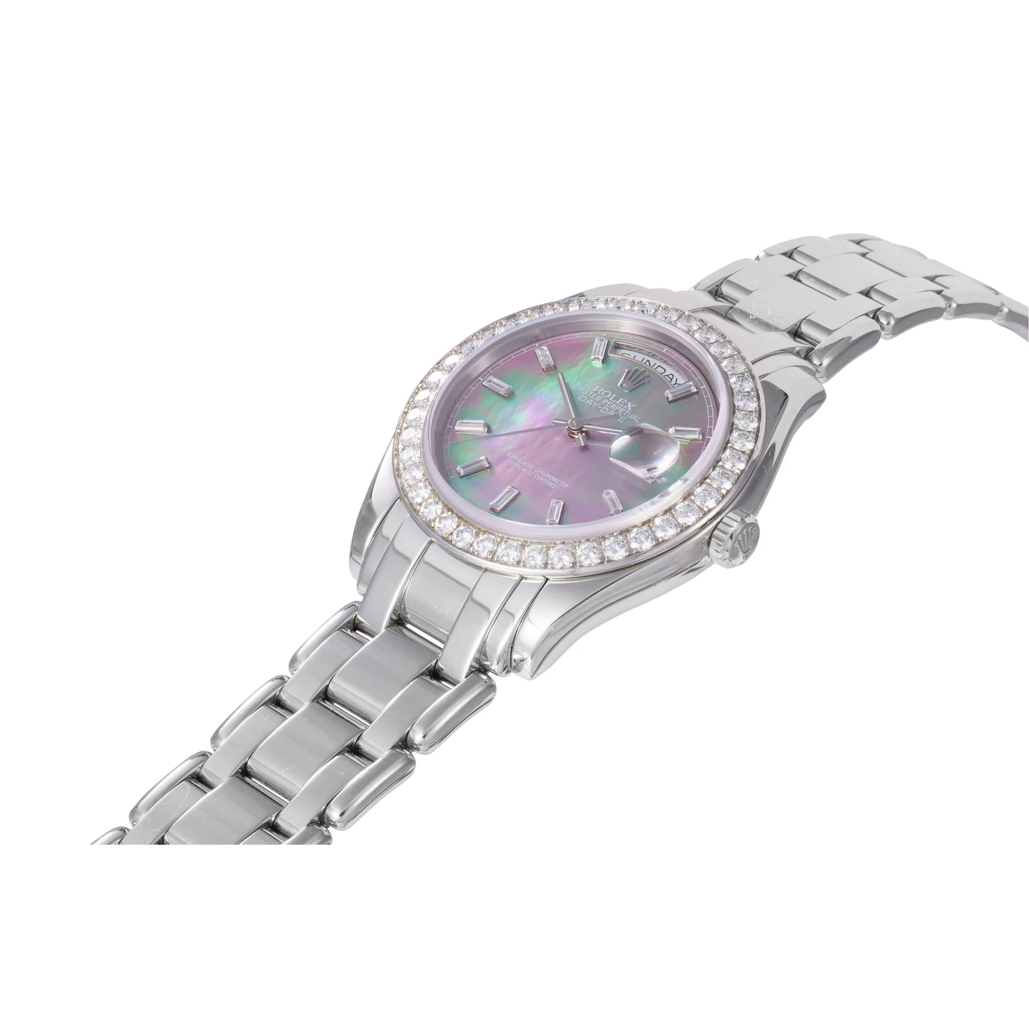 Rolex Day-Date 18946 39mm Platinum Mother-of-pearl