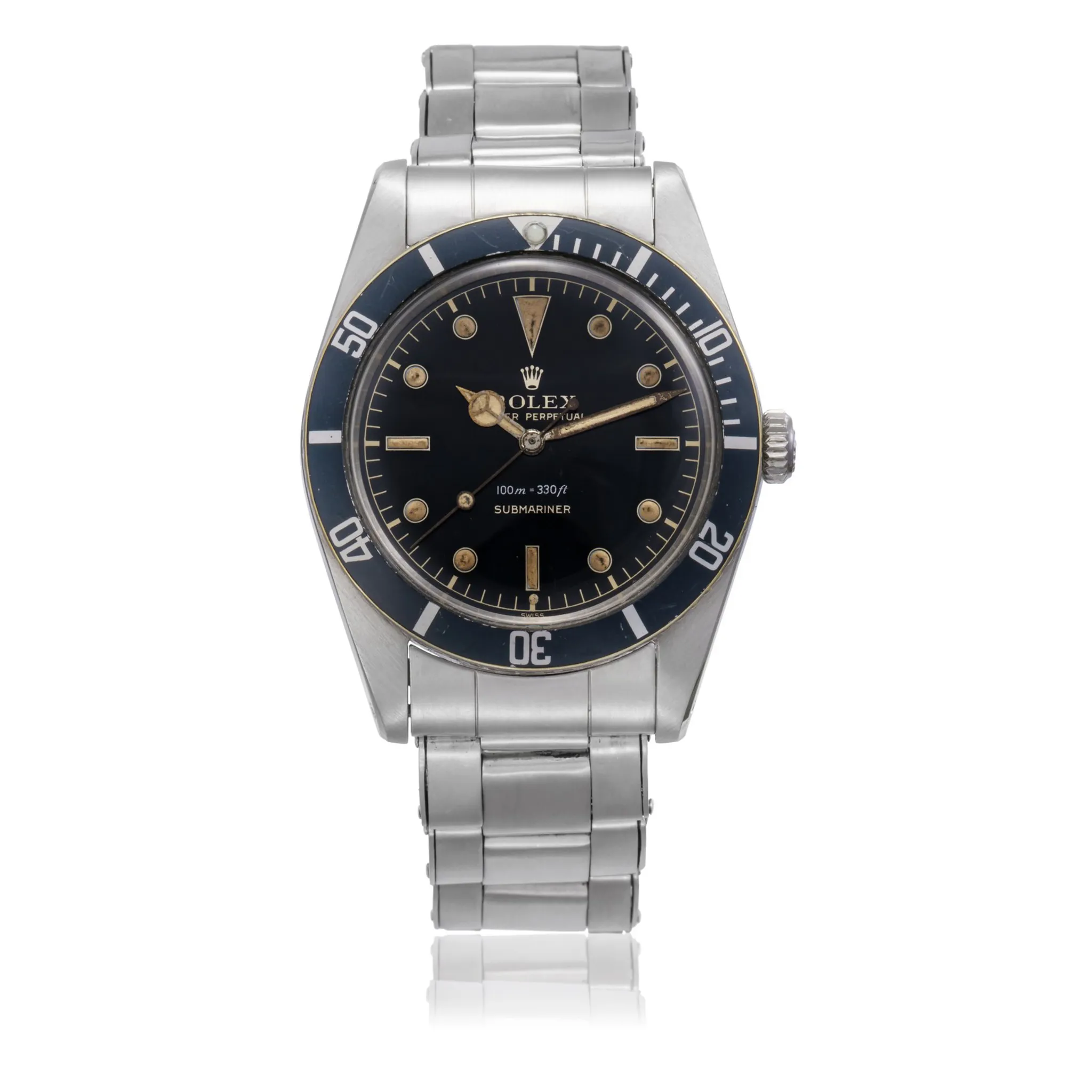 Rolex Submariner 5508 38mm Stainless steel Black