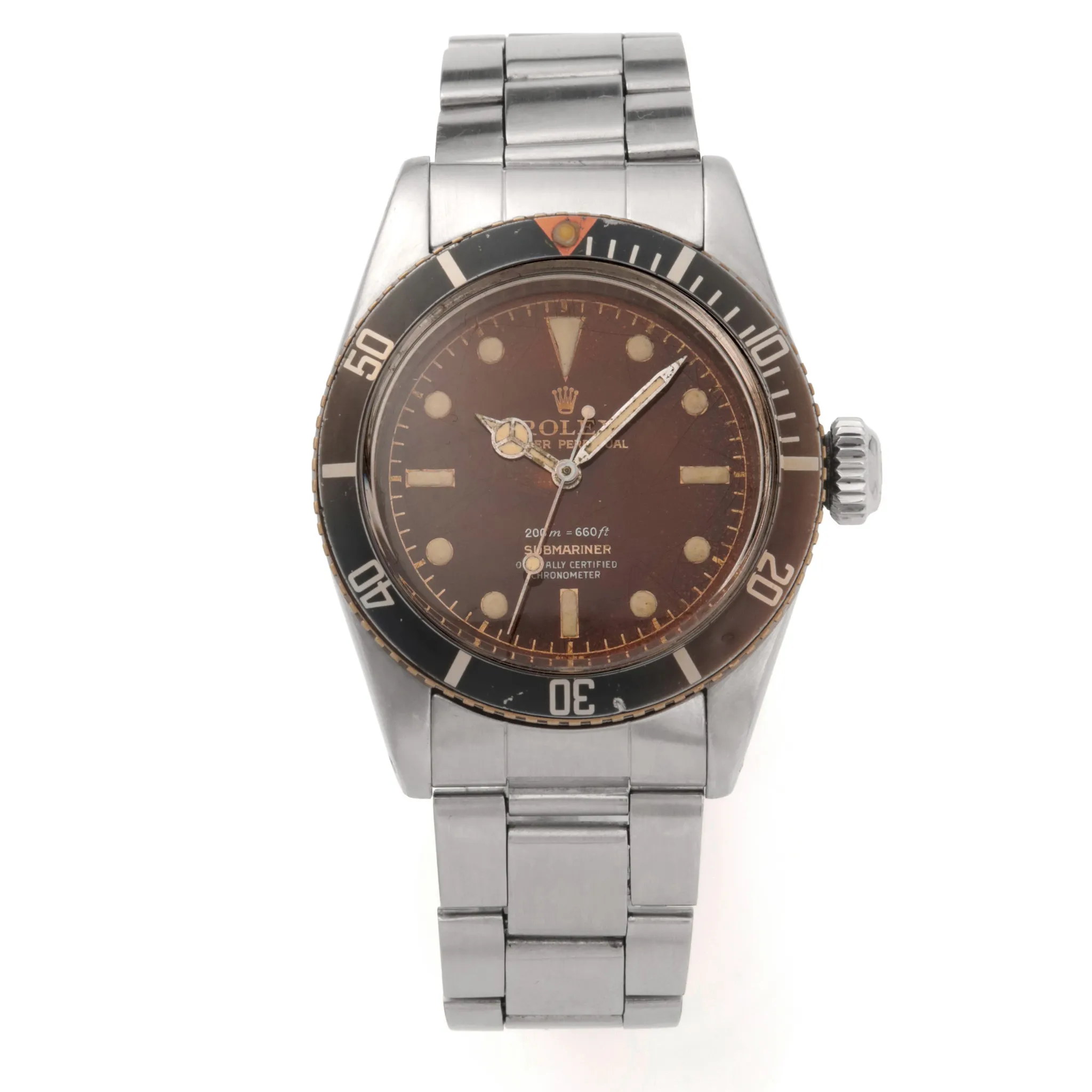 Rolex Submariner 6538 38mm Stainless steel Tropical