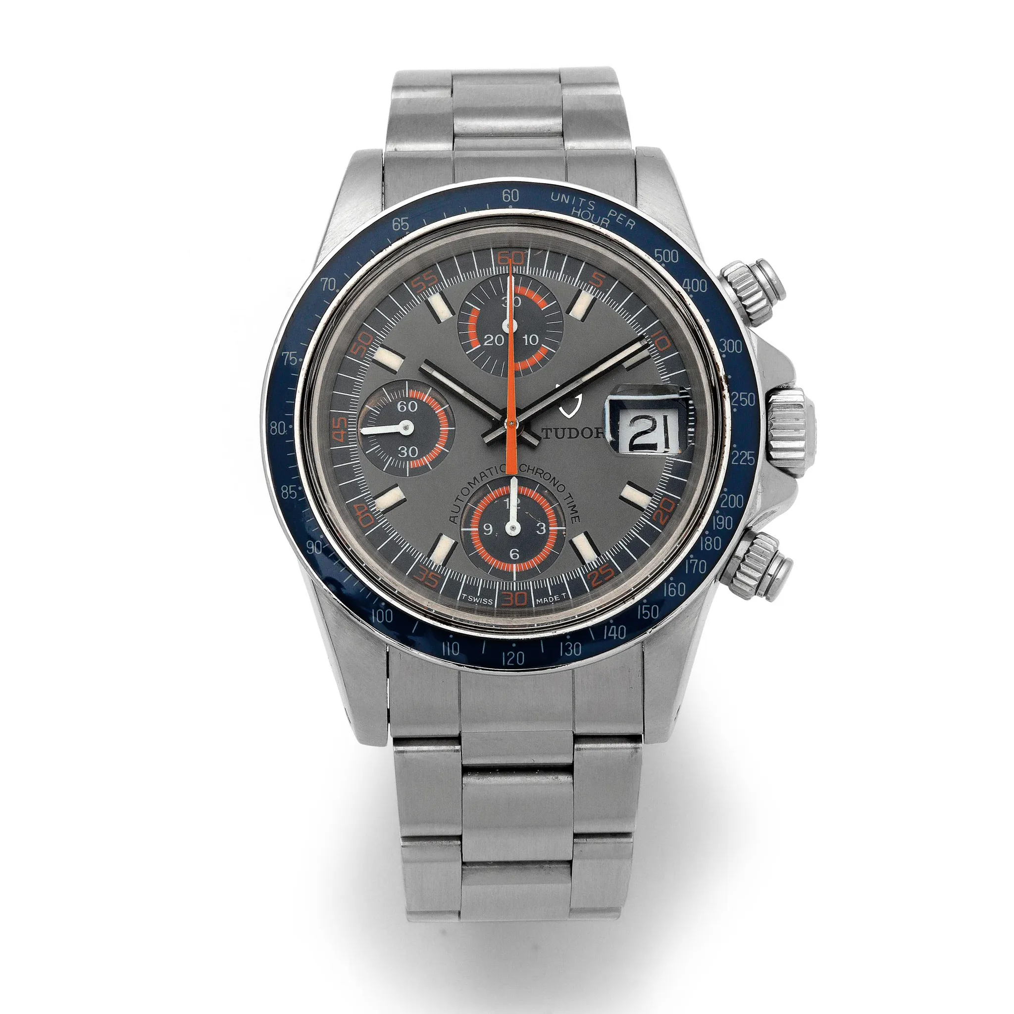 Tudor Montecarlo 94200 40mm Stainless steel Grey