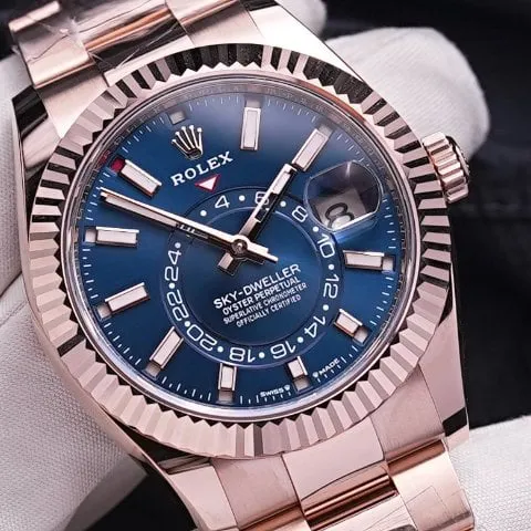 Rolex Sky-Dweller 336935 42mm Rose gold Blue