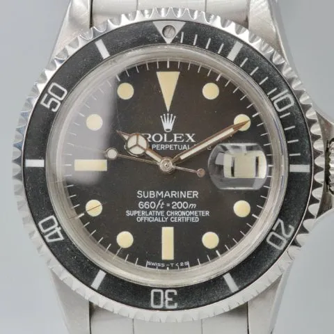 Rolex Submariner 1680 40mm Steel Black