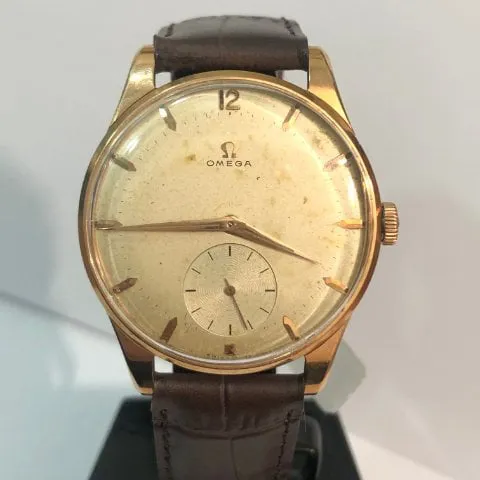 Omega De Ville Trésor 2896 36mm Rose gold Champagne