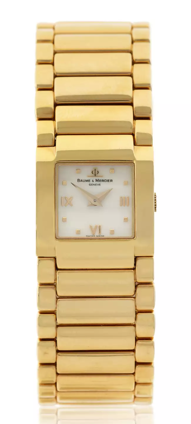 Baume & Mercier Catwalk 21mm Yellow gold White