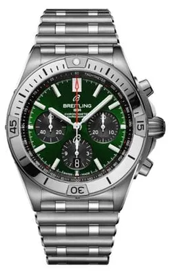 Breitling Chronomat AB0134101L1A1 42mm Stainless steel Green