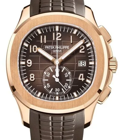 Patek Philippe Aquanaut 5968R-001 42mm Rose gold Brown