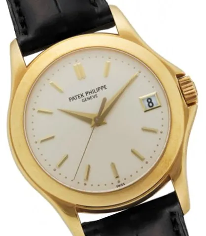 Patek Philippe Calatrava 5107J-001 37mm Yellow gold Silver