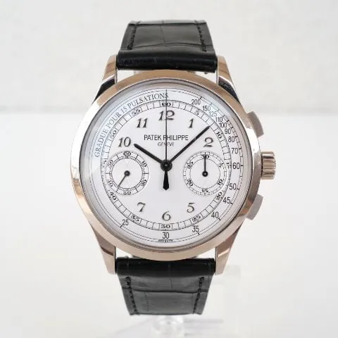 Patek Philippe Chronograph 5170G-001 39.5mm White gold Silver