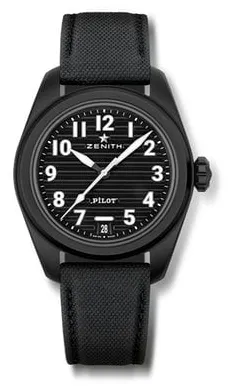 Zenith Pilot 49.4000.3620/21.I001 40mm Black ceramic Black