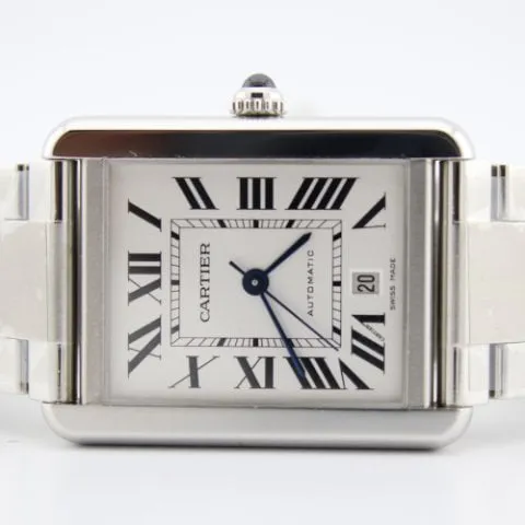 Cartier Tank W5200028 42mm Stainless steel Silver