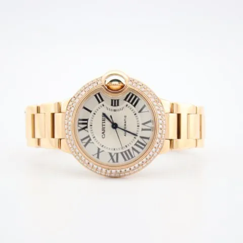 Cartier Ballon Bleu W6920068 33mm Rose gold Silver