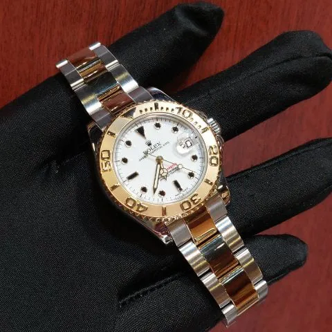 Rolex Yacht-Master 168623 35mm Yellow gold and Stainless steel White