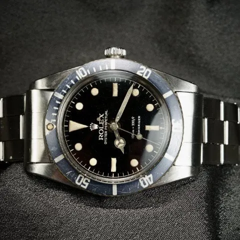 Rolex Submariner 5508 37mm Stainless steel Black