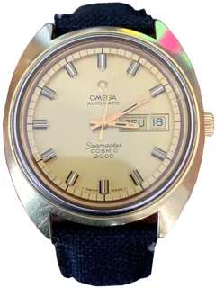 Omega Seamaster Cosmic 2000 Cosmic 2000 Yellow gold and Stainless steel Golden