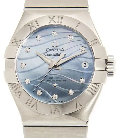 Omega Constellation 123.10.27.20.57.001 27mm Steel Blue