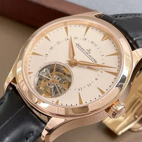 Jaeger-LeCoultre Master Date Tourbillon 39 Q1652410 39mm Pink gold Beige