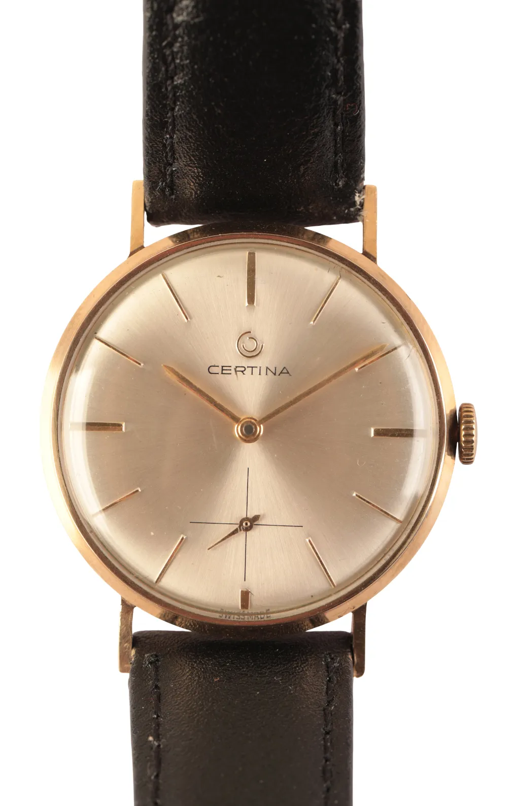 Certina 32mm Yellow gold Silver