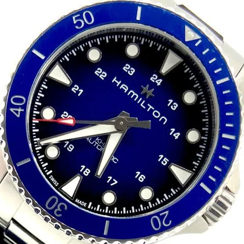 Hamilton Khaki Navy Scuba H82505140 43mm Steel Blue