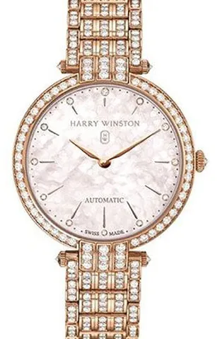 Harry Winston Premier PRNAHM36RR003 36mm Rose gold Mother-of-pearl