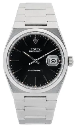 Rolex Datejust Oysterquartz 17000 36mm Stainless steel Black