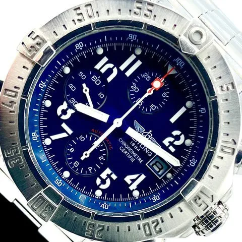 Breitling Avenger A13380 45mm Stainless steel Blue