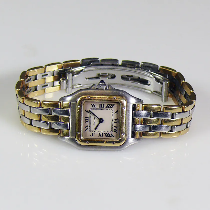 Cartier Panthère 1120 Yellow gold and Stainless steel White