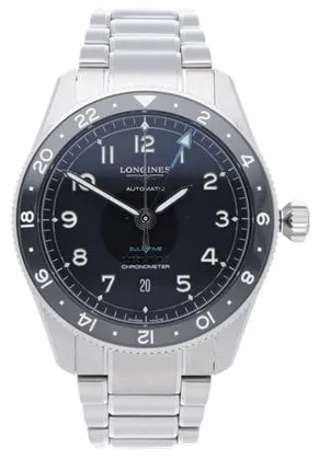 Longines Spirit L3.812.4.53.6 42mm Stainless steel Black