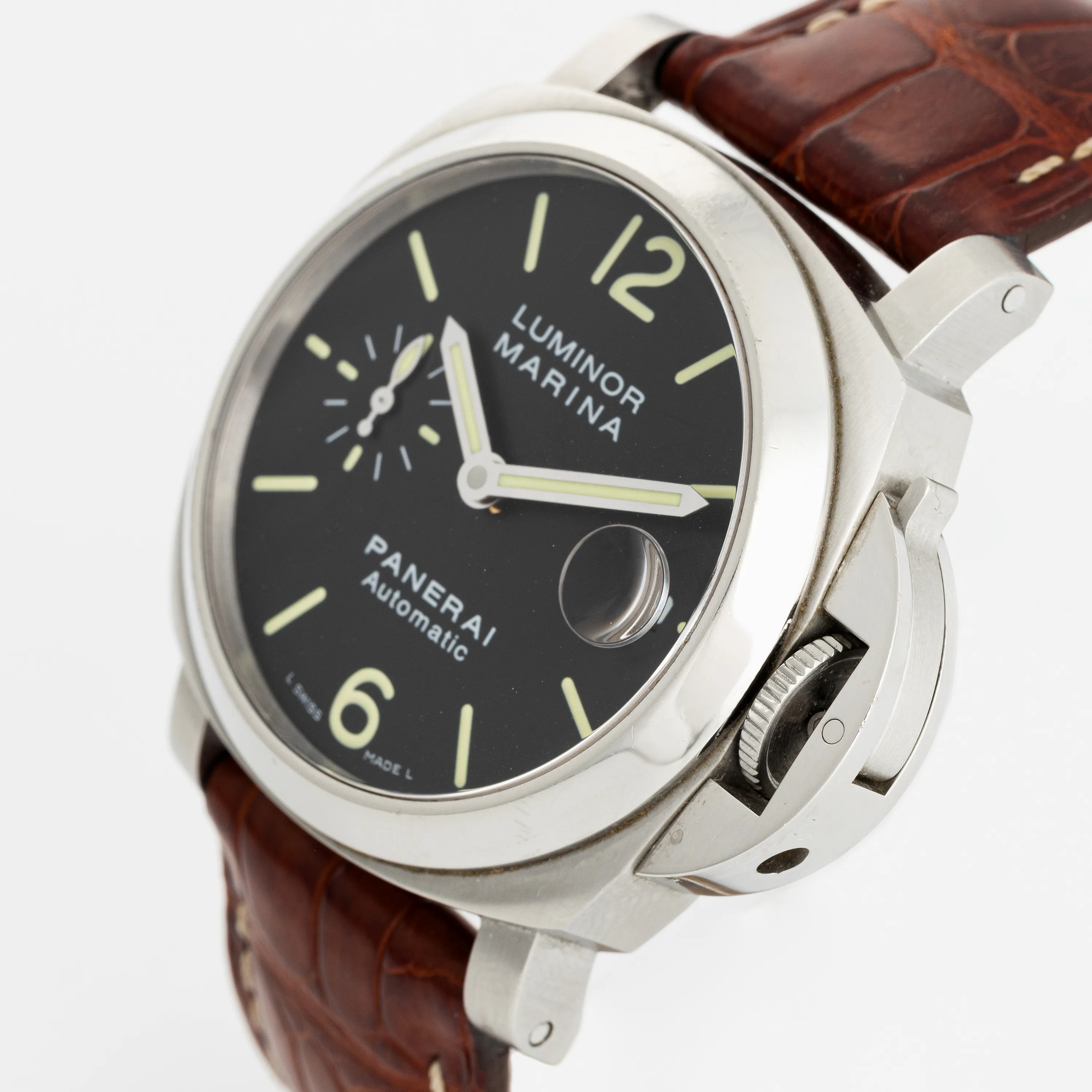 Panerai Luminor Marina Automatic PAM 00048 40mm Stainless steel Black 1