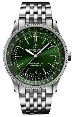 Breitling Navitimer A17326361L1A1 41mm Stainless steel Green