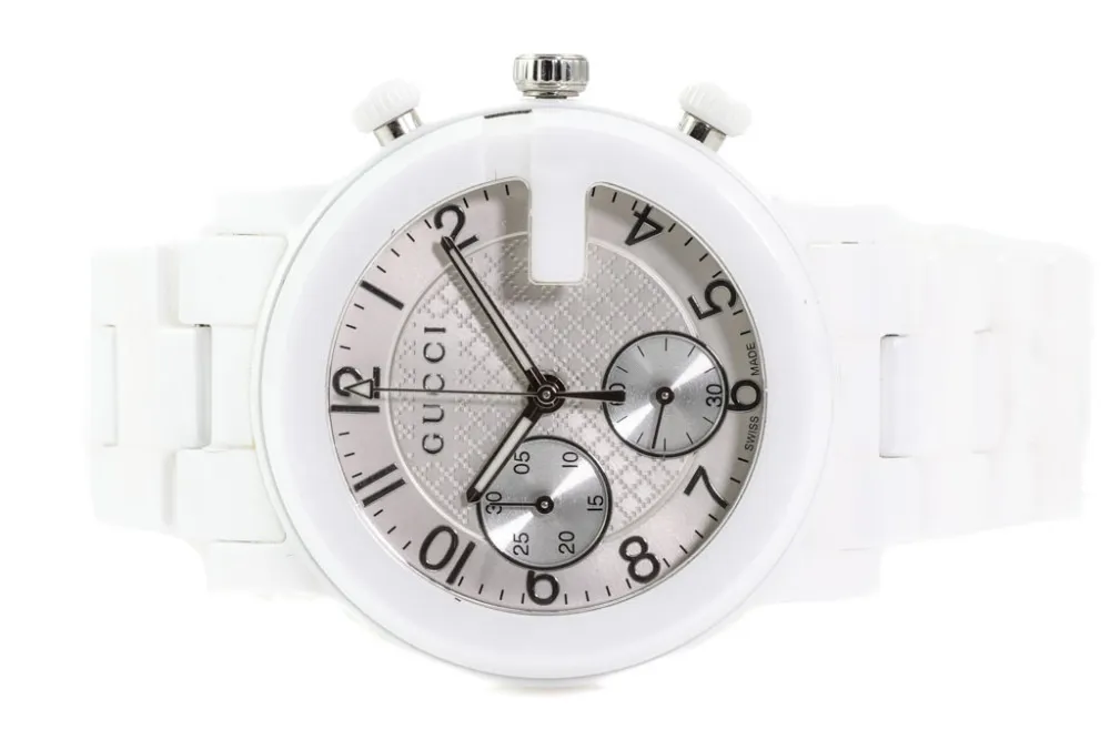 Gucci YA101353 38mm Ceramic White