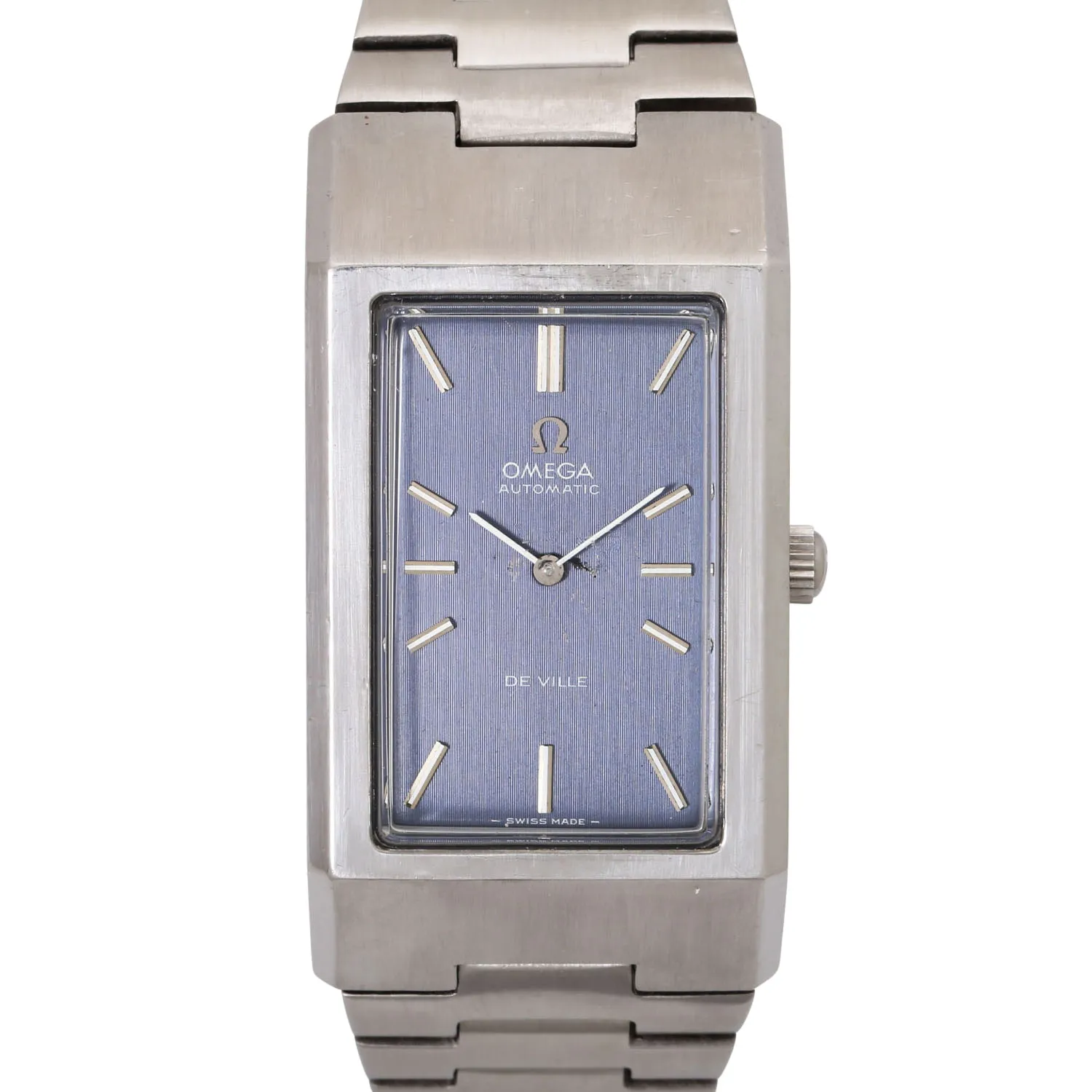 Omega De Ville 155.007 27mm Stainless steel Blue and Gray