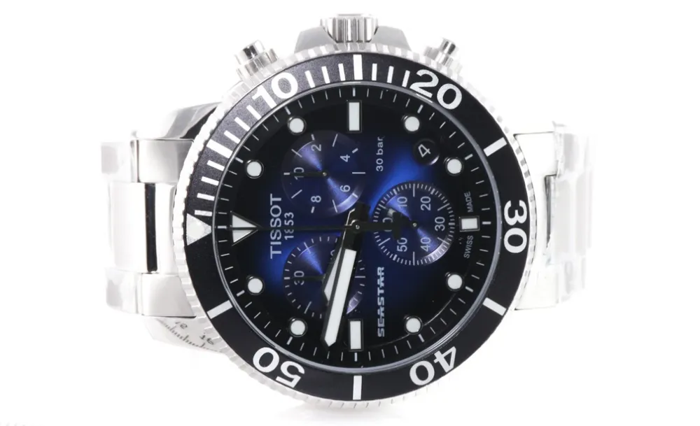 Tissot Seastar T120.417.11.041.01 45.5mm Stainless steel Black