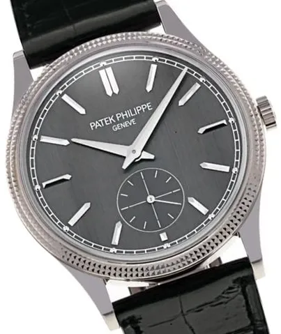 Patek Philippe Calatrava 6119G-001 39mm White gold Gray