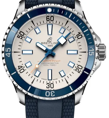 Breitling Superocean A17375E71G1S1 42mm Stainless steel White